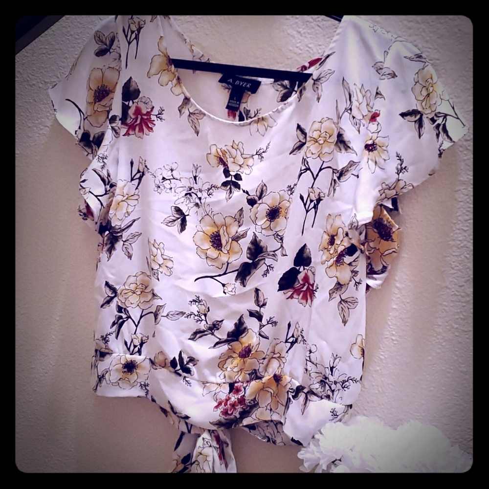 Flower Print Blouse